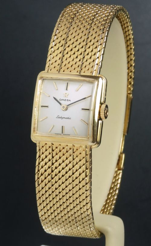 Very Rare Solid 18ct Gold Omega Automatic C1968 Box and Paperwork