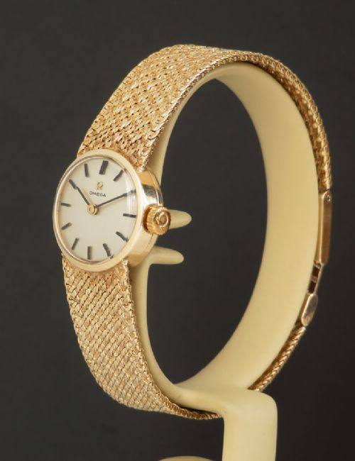 fig 1. Solid 9ct Gold Omega Ladies Cocktail Watch c1964