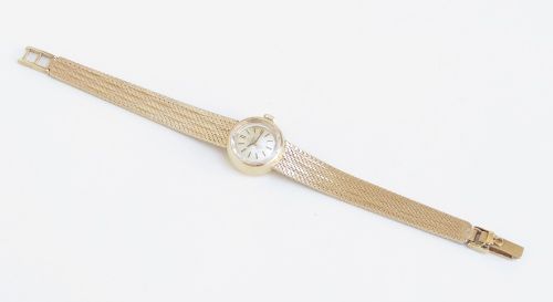 fig 7. Beautiful Solid 9ct Gold Omega Sapphette La Flame Cocktail Watch c1965