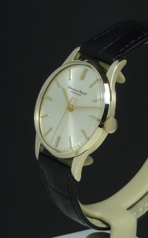 fig 1. Solid 9ct Gold International Watch Company IWC Calibre 89 c1965