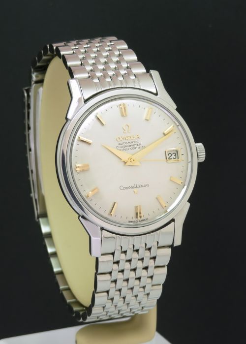 fig 3. Omega Constellation Chronometer Exhibition Back c1964