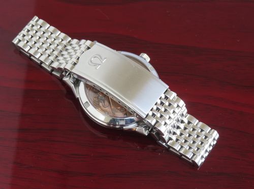fig 4. Omega Constellation Chronometer Exhibition Back c1964
