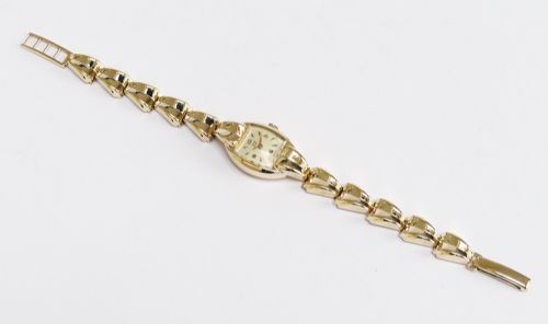 fig 1. Solid 9ct Gold Rolex Tudor Royal Ladies Cocktail Watch c1955