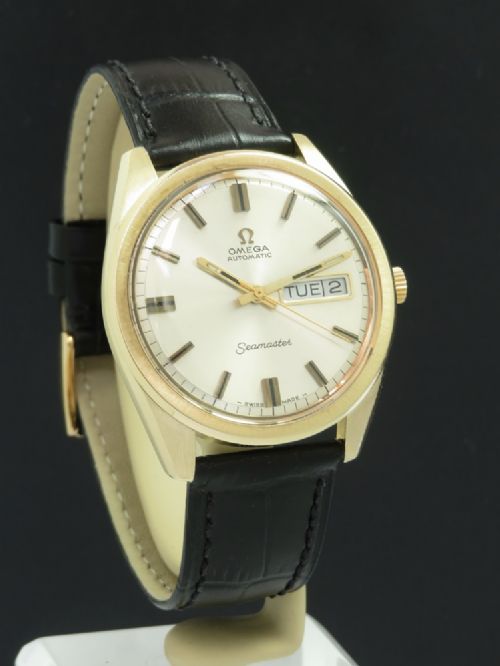 fig 1. Gold Capped Omega Seamaster Day Date Calibre 752 c1968-69