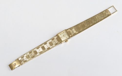 fig 2. Mint Condition Heavy Solid 9ct Gold Rolex Precision Cocktail Watch c1966