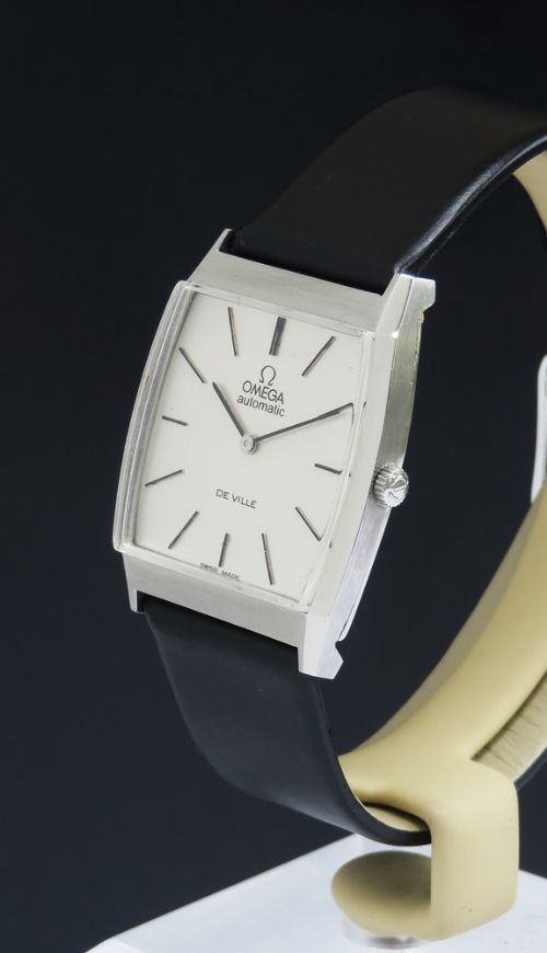 fig 1. Rare Mint Condition Art Deco Omega De Ville Automatic c1968