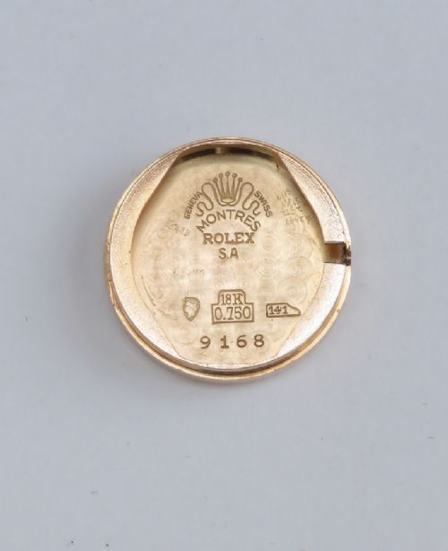 fig 5. Solid 18ct Rose Gold Ladies Rolex c1962