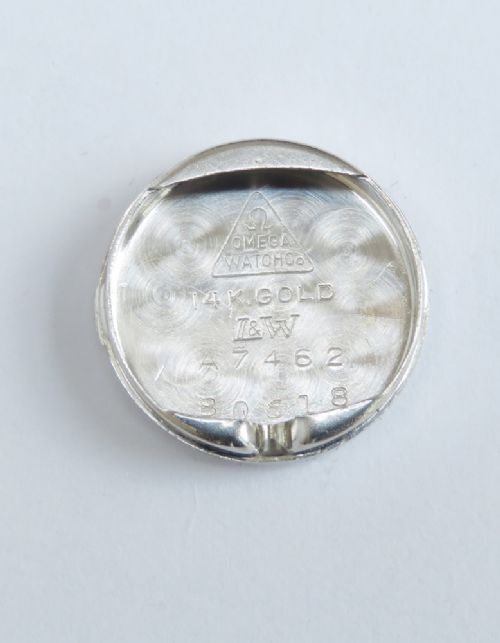 fig 7. Omega 14ct White Gold and Diamond Ladies Cocktail Watch c1963