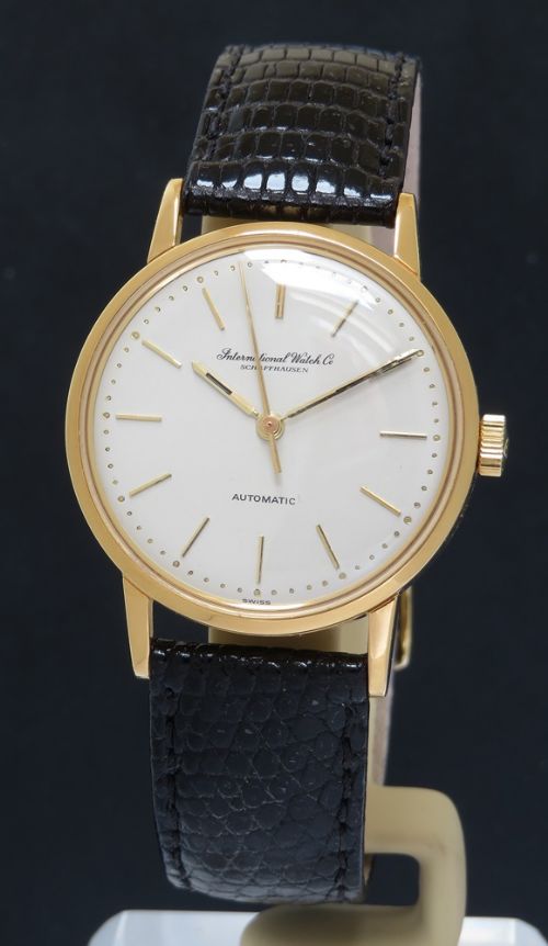 fig 1. Solid 18ct Gold International Watch Company IWC Automatic c1958