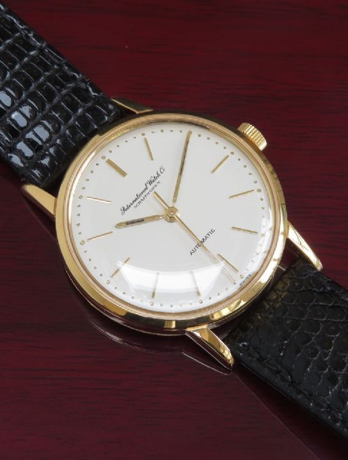 fig 6. Solid 18ct Gold International Watch Company IWC Automatic c1958