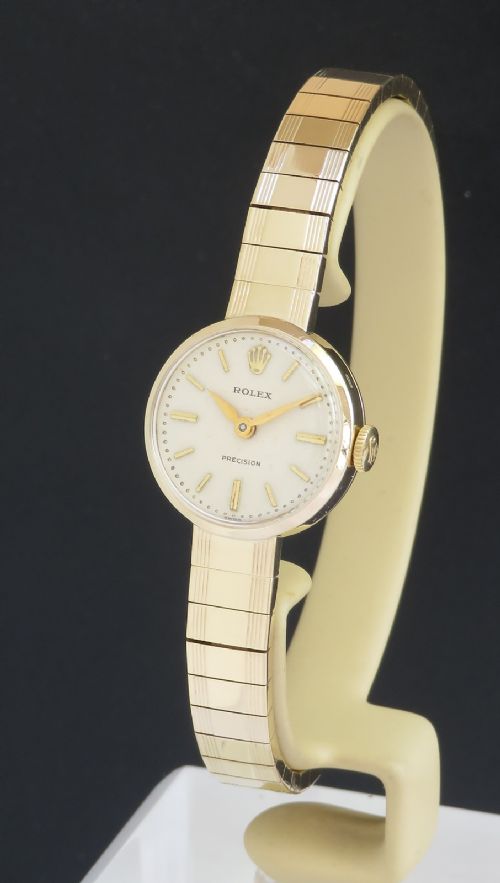 Solid 9ct Gold Rolex Precision Ladies Watch C1957