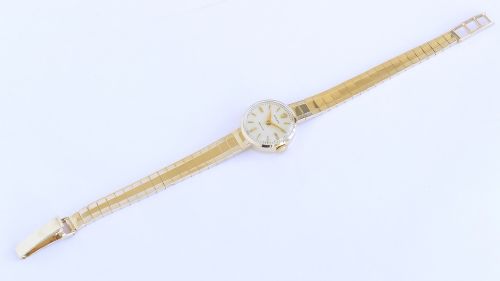 fig 3. Solid 9ct Gold Rolex Precision Ladies Watch c1957
