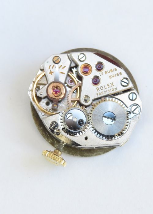 fig 7. Solid 9ct Gold Rolex Precision Ladies Watch c1957