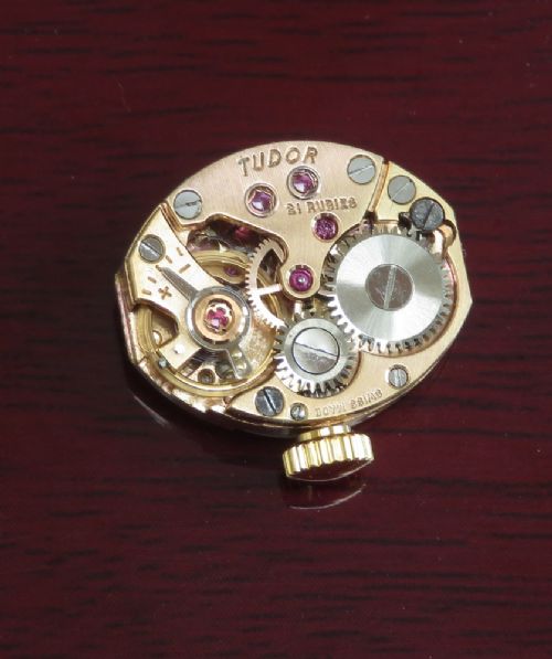 fig 6. Solid 9ct Gold Rolex Tudor Royal Cocktail Watch c1957