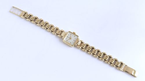 fig 3. Heavy Solid 9ct Gold Rolex Tudor Ladies Cocktail Watch c1955