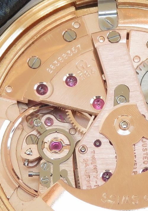 fig 3. Mint Solid 18ct Rose gold Omega Constellation 1968
