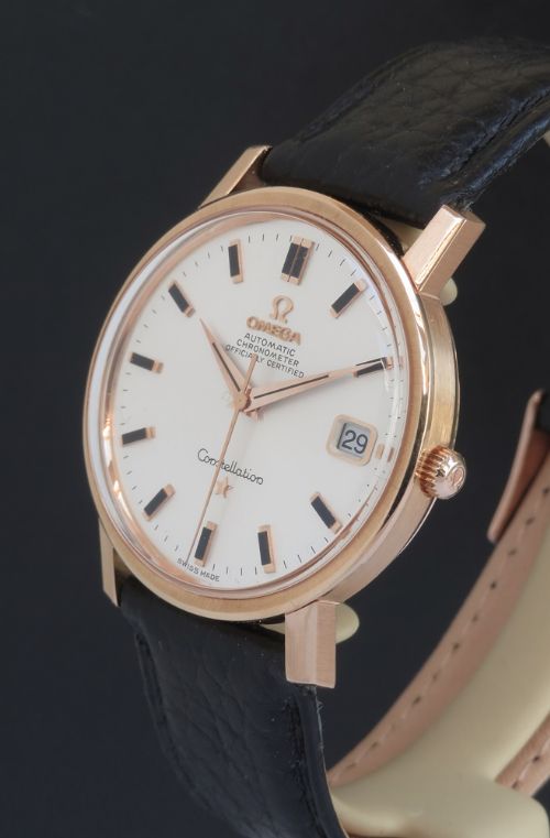 fig 5. Mint Solid 18ct Rose gold Omega Constellation 1968