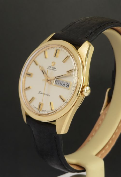 fig 1. Solid 18ct Gold Omega Seamaster Automatic Daydate Oversize c1968