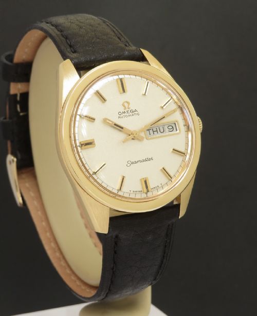 fig 2. Solid 18ct Gold Omega Seamaster Automatic Daydate Oversize c1968