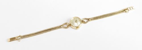 fig 3. Mint Original Solid 18ct Gold Omega Ladies Cocktail Watch c1954