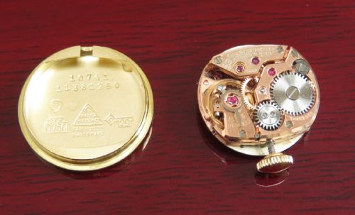 fig 5. Mint Original Solid 18ct Gold Omega Ladies Cocktail Watch c1954
