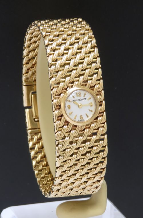 fig 1. Mint Condition Solid 9ct Gold Jaeger-LeCoultre Ladies Watch c1961