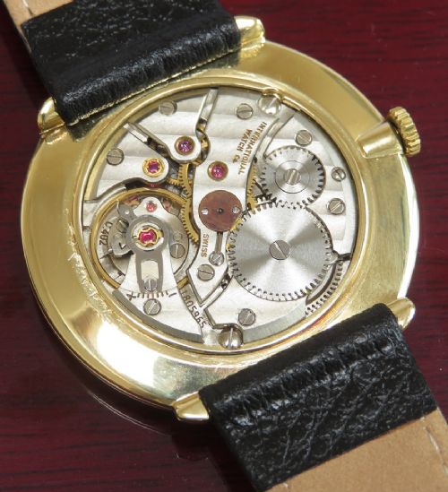 fig 5. Solid 18ct Gold International Watch Company IWC Turler Deluxe c1965