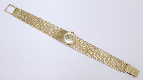 fig 3. Solid 9ct Gold Omega Sapphette Ladies Cocktail Watch c1969
