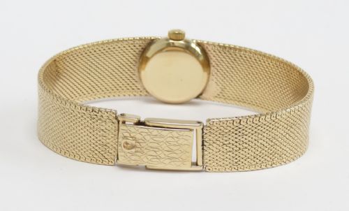 fig 4. Solid 9ct Gold Omega Sapphette Ladies Cocktail Watch c1969