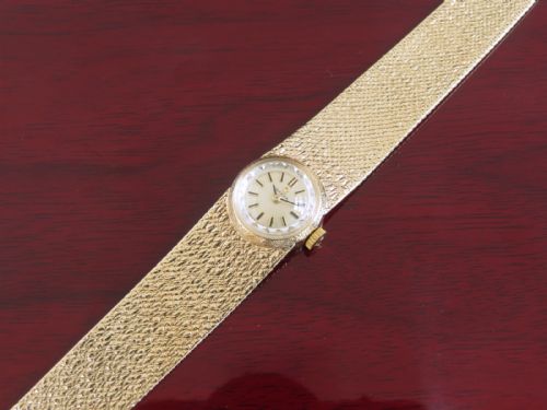 fig 8. Solid 9ct Gold Omega Sapphette Ladies Cocktail Watch c1969
