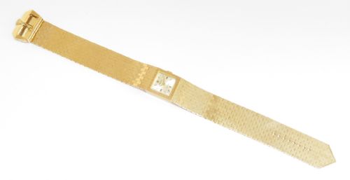 fig 3. Extremely Rare Solid Heavy 18ct Gold Ladies Rolex Strap Watch c1969