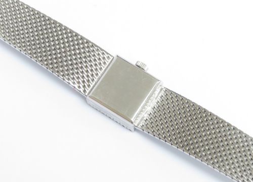 fig 7. Solid 18ct White Gold and Diamond Omega Cocktail Watch c1966