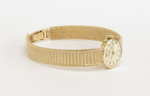 fig 4. Solid 9ct Gold Rolex Precision Ladies Cocktail Watch c1964