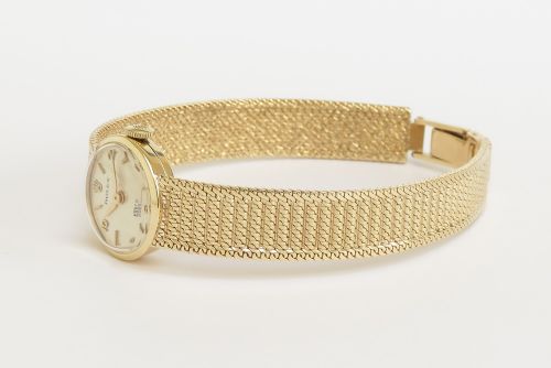 fig 6. Solid 9ct Gold Rolex Precision Ladies Cocktail Watch c1964