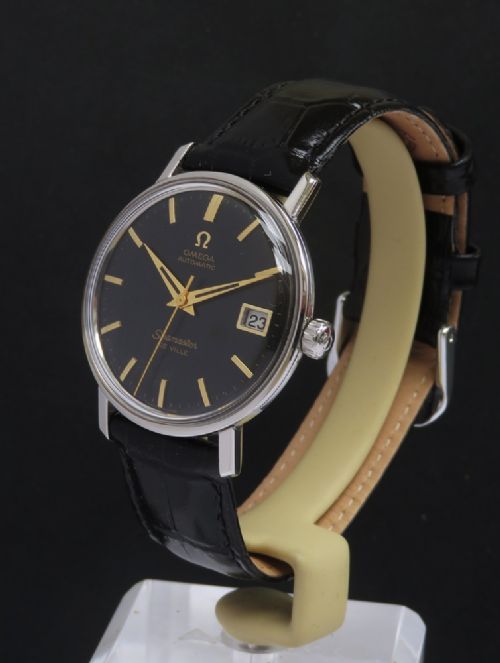 fig 1. Omega Seamaster Automatic Calendar Mens Watch c1966