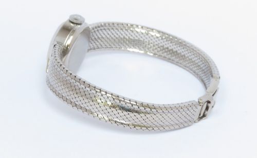fig 4. Stunning Solid 18ct White Gold and Diamond Omega Ladies Watch c1964