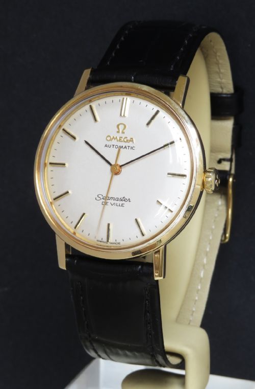 Mint Solid 9ct Gold Omega Seamaster De Ville Automatic Mens Watch C1969