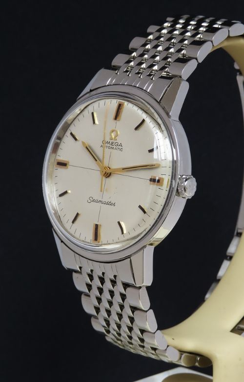 fig 1. Omega Seamaster Automatic With Crosshair Dial Mens Watch c1966