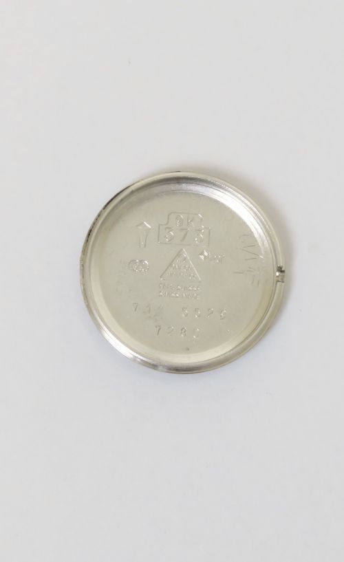 fig 6. Wonderful Solid 9ct White Gold ladies cocktail watch c1969