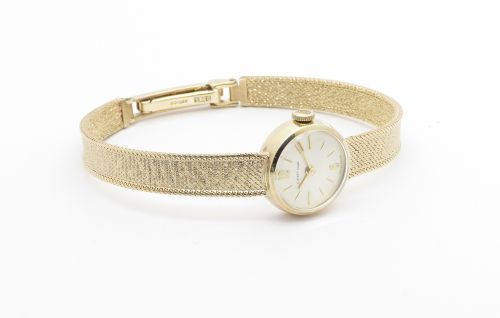 fig 3. Solid 9ct Gold Certina Ladies Cocktail Watch c1965