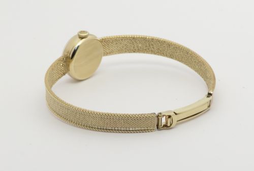 fig 4. Solid 9ct Gold Certina Ladies Cocktail Watch c1965