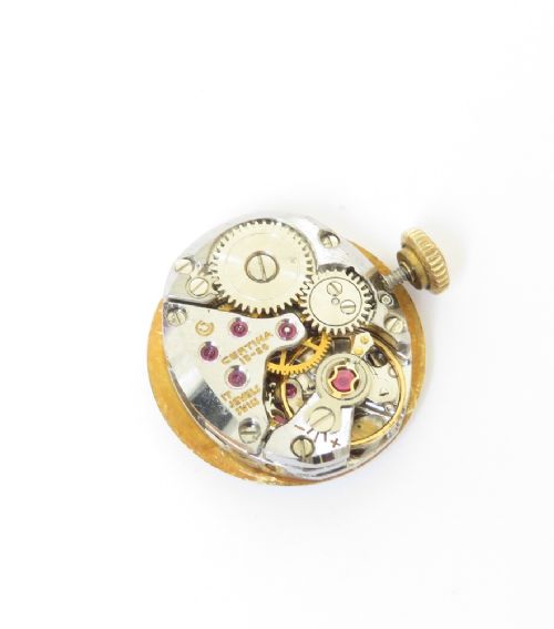 fig 6. Solid 9ct Gold Certina Ladies Cocktail Watch c1965