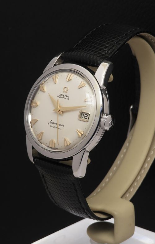 fig 1. Exceptional Omega Seamaster Calendar Automatic Mens Watch c1958