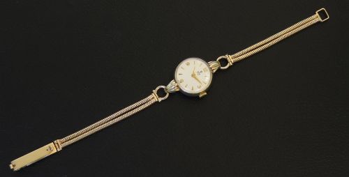 fig 2. Solid 9ct Gold Rolex Tudor Royal Ladies Cocktail Watch c1955