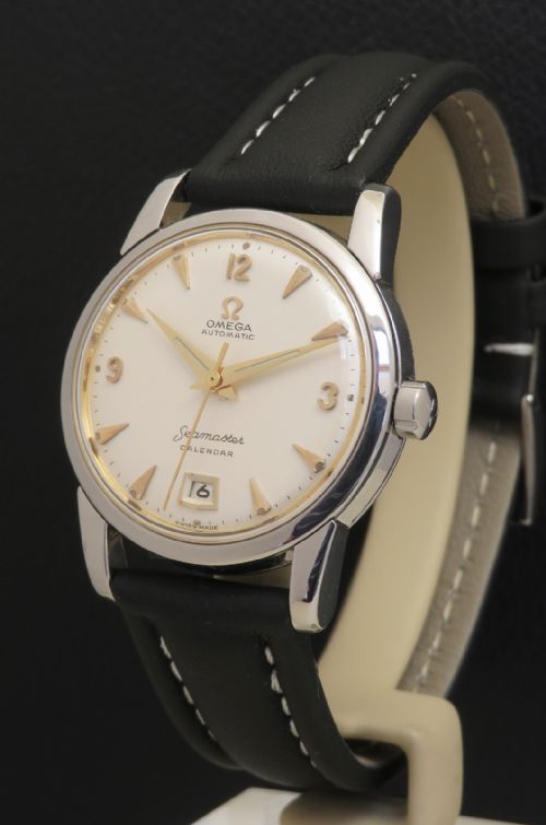 Rare Omega Seamaster Mark 1 Bumper Calendar Automatic Mens Watch C1955