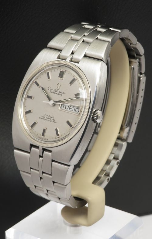 fig 1. Near Mint Omega Constellation Day Date Mens Watch c1969