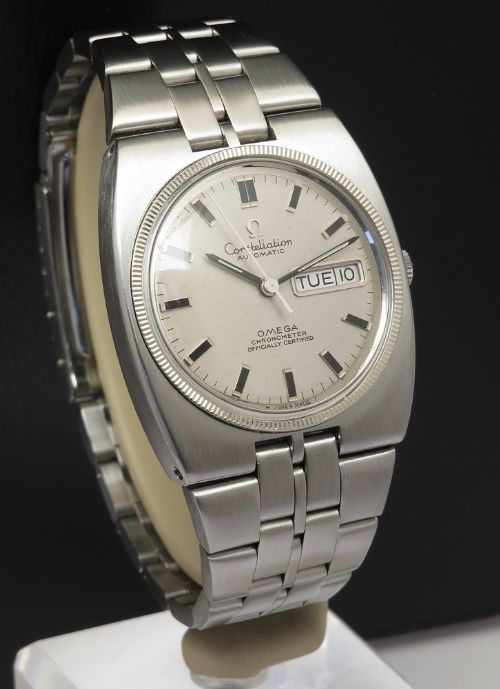 fig 2. Near Mint Omega Constellation Day Date Mens Watch c1969