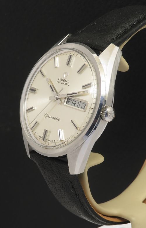 fig 3. Superb Untouched Omega Seamaster Day Date Mens Watch c1968