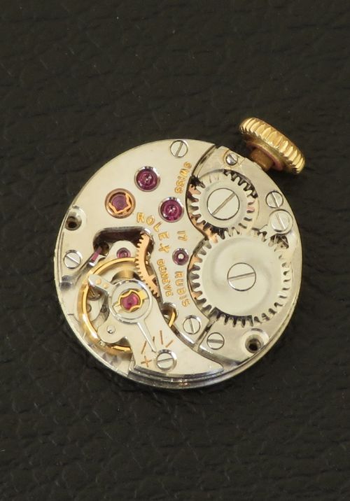 fig 6. Solid 18ct Gold Rolex Precision Ladies Cocktail Watch c1947