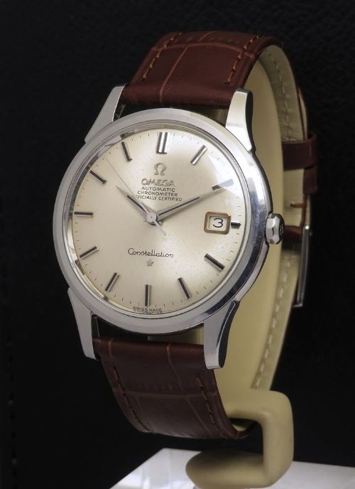 fig 1. Rare original and untouched Omega Constellation Jumbo chronometer Mens Watch c1963
